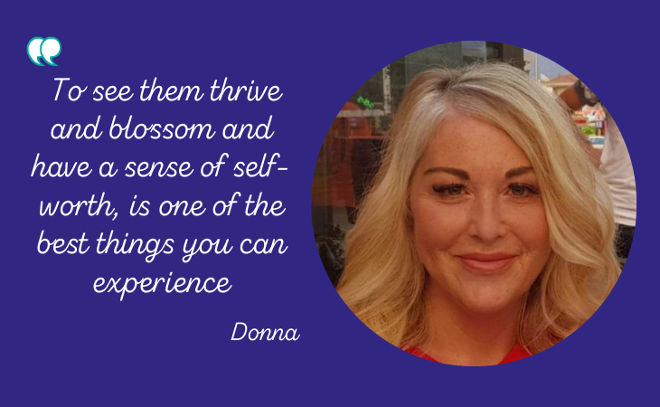 Foster Carer Donna Quote