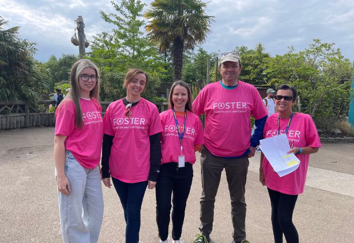 Fostering team at Chester Zoo