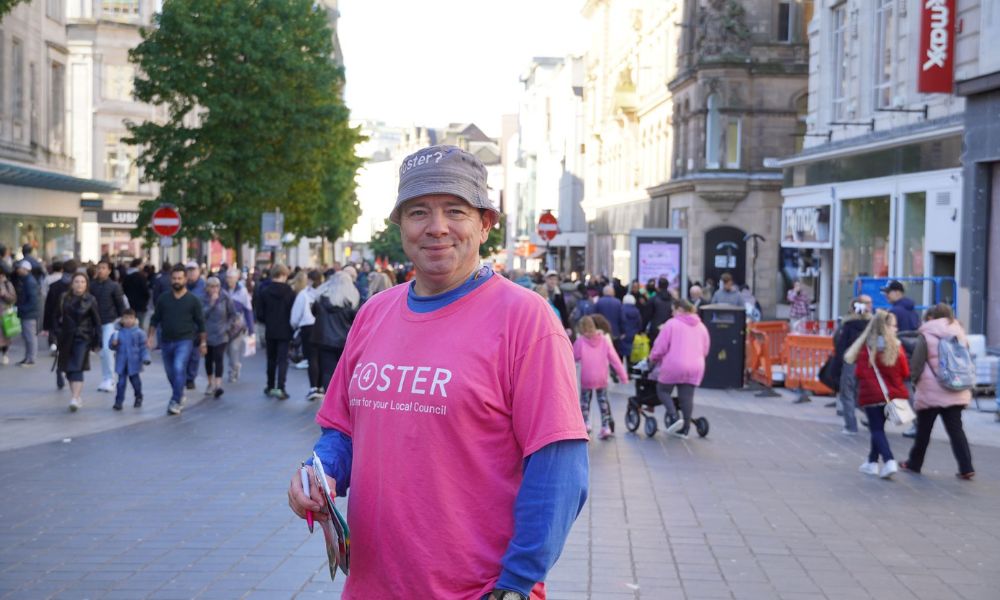 Foster carer Phil at the Foster 4 Roadshow