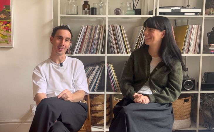 Part-Time Foster Carers Heather and Andrew in their home